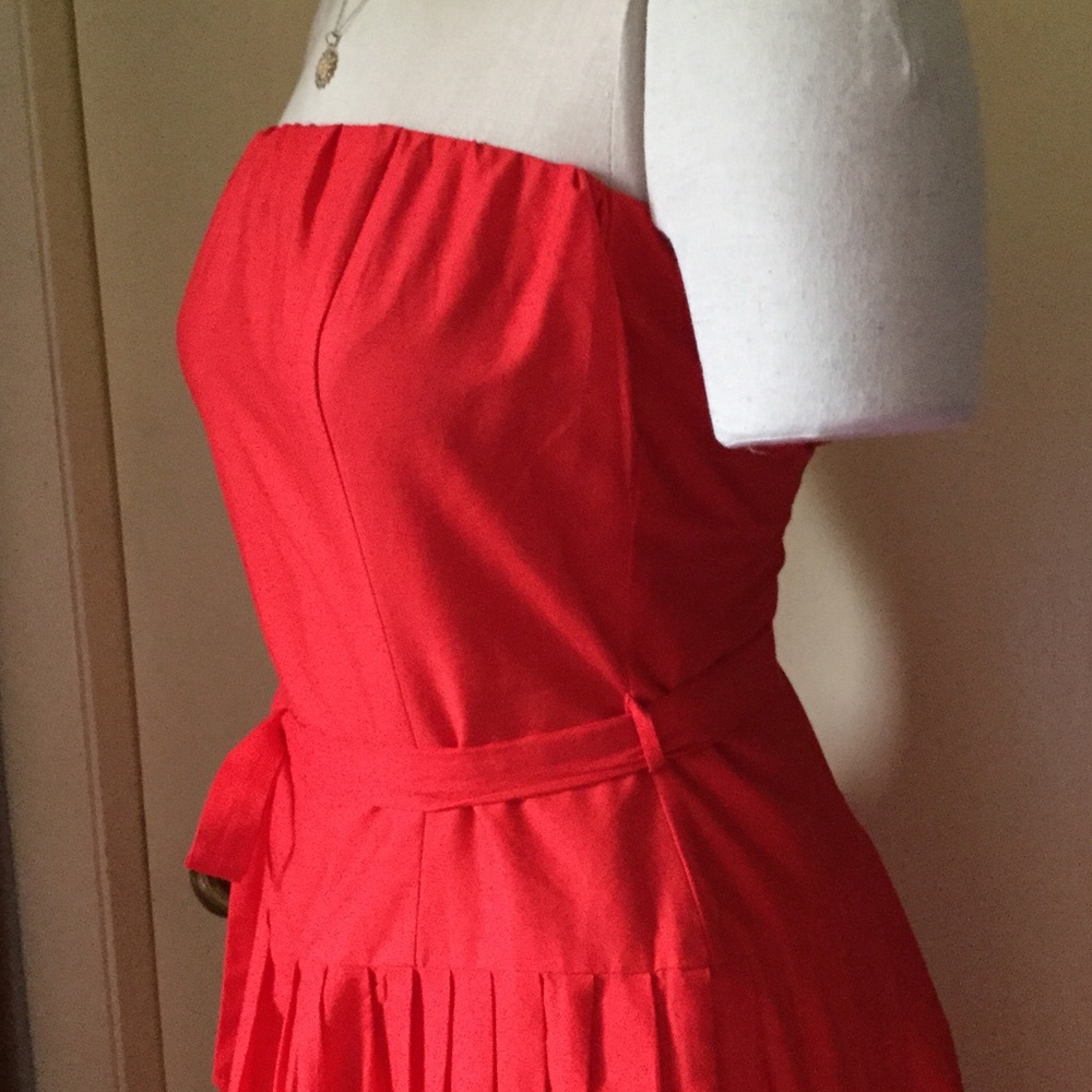 Strapless Comfy Cotton Dress - Picture 3 of 4